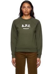 A.P.C. Green Lidye Logo Sweatshirt
