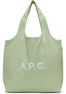 A.P.C. Green Ninon Tote
