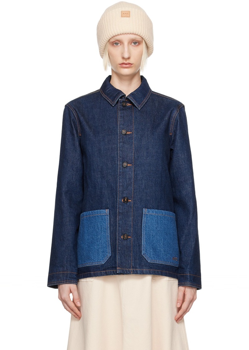 A.P.C. A. P.C. Indigo Anthonin Denim Jacket