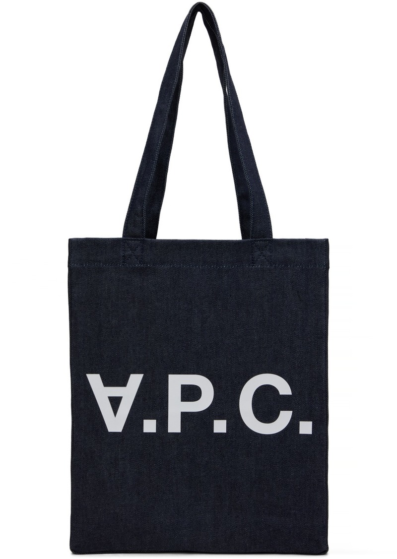 A.P.C. A. P.C. Indigo Laure Denim Tote