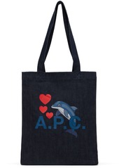 A.P.C. A. P.C. Indigo Lou Tote