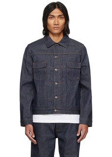 A.P.C. A. P.C. Indigo Stitching Denim Jacket