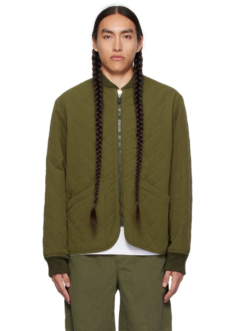 A.P.C. A. P.C. Khaki Arcade Bomber Jacket