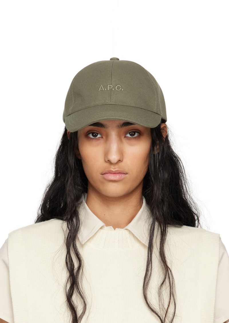 A.P.C. A. P.C. Khaki Charlie Baseball Cap