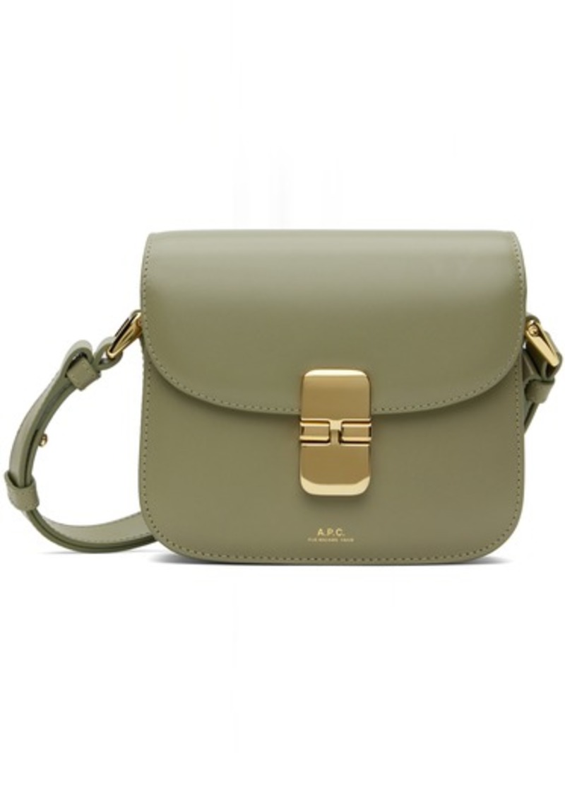 A.P.C. A. P.C. Khaki Mini Grace Bag