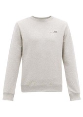 A.P.C. Item logo-print cotton-jersey sweatshirt