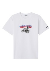 A.P.C. Men's Samy Graphic Tee in Aab White at Nordstrom