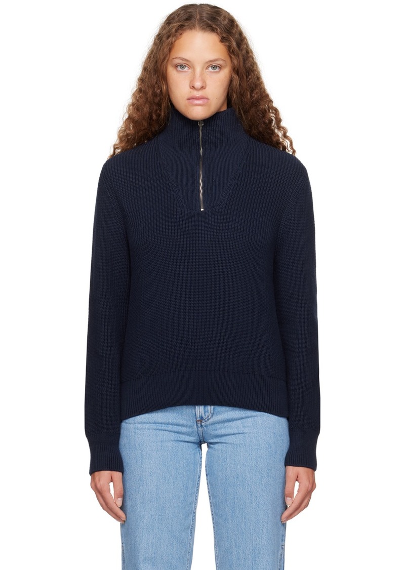 A.P.C. A. P.C. Navy Alexanne Turtleneck