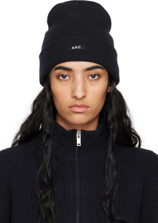 A.P.C. A. P.C. Navy Autumn Beanie