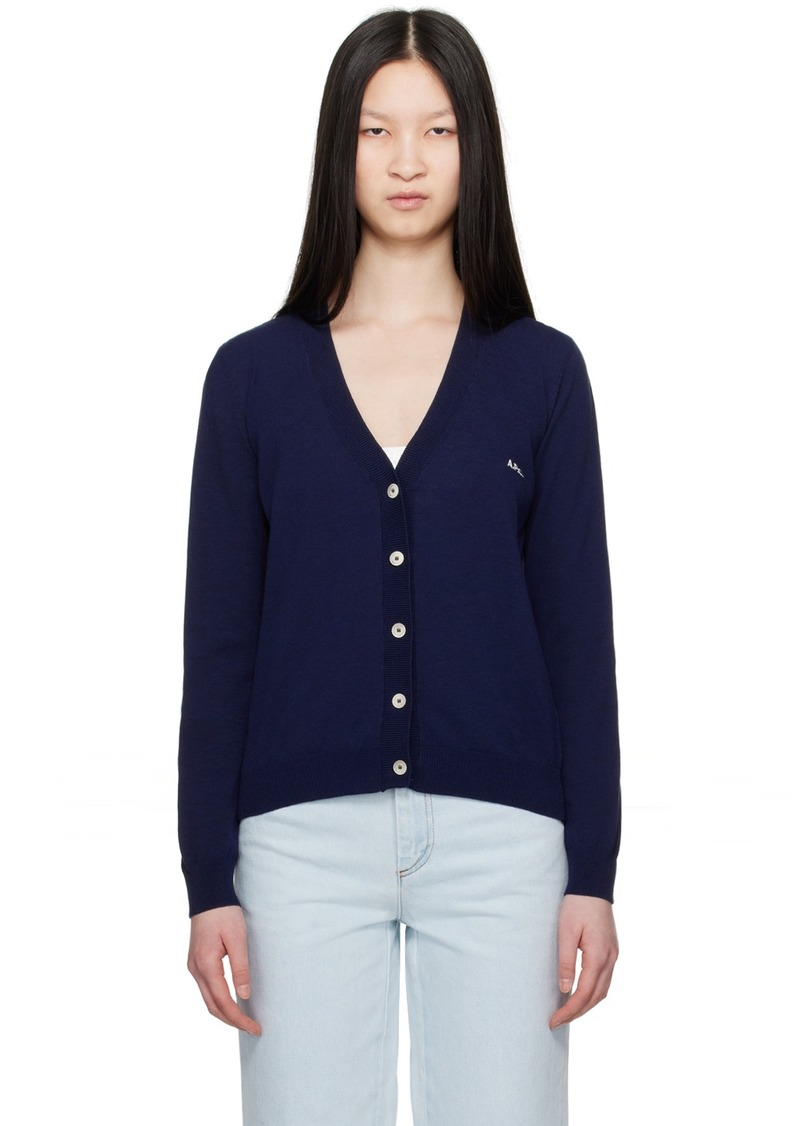 A.P.C. A. P.C. Navy Bella Cardigan