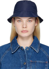 A.P.C. Navy Bob Mark Bucket Hat