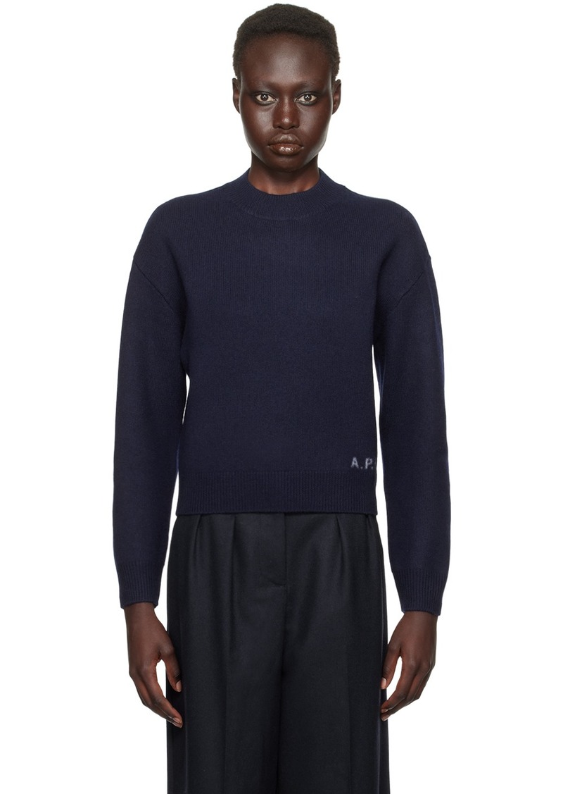 A.P.C. A. P.C. Navy Esther Sweater