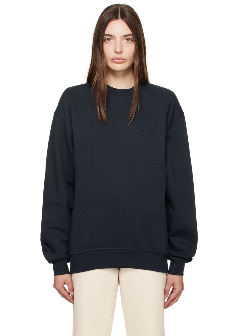 A.P.C. A. P.C. Navy JW Anderson Edition Crewneck Sweater