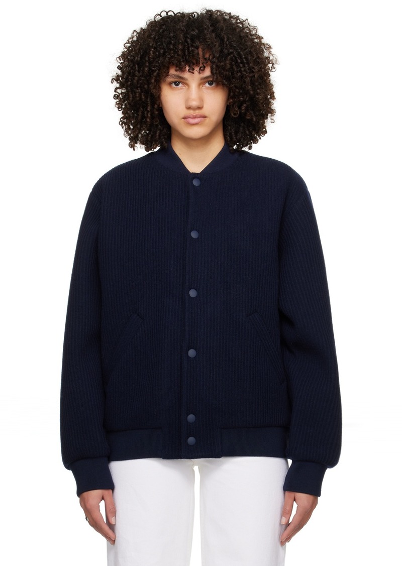 A.P.C. A. P.C. Navy Mick Bomber Jacket