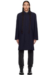 A.P.C. Navy Phil Rallongé Rain Coat