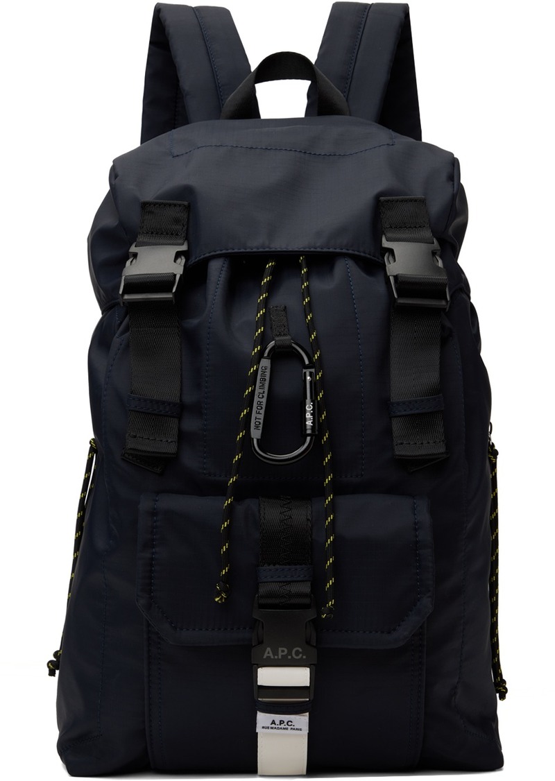 A.P.C. A. P.C. Navy Treck Backpack