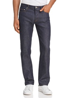 A.p.c. New Standard Straight Fit Jeans in Indigo Stretch