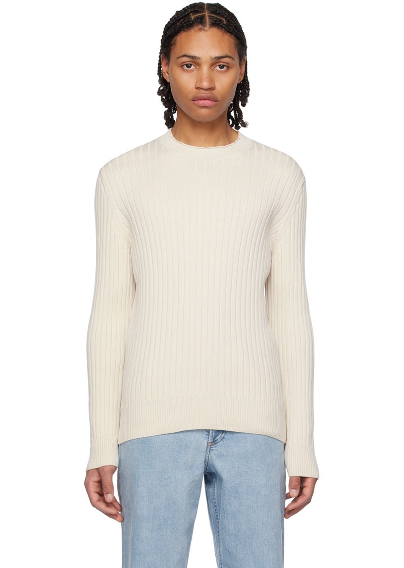 A.P.C. A. P.C. Off-White Armel Sweater