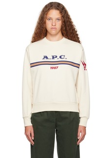 A.P.C. Off-White Maxine Sweatshirt