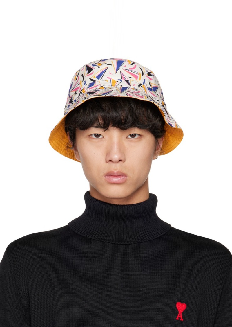 A.P.C. A. P.C. Off-White Reversible Mark Bucket Hat