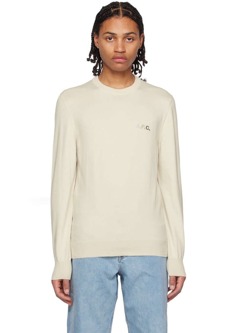 A.P.C. A. P.C. Off-White Sylvain Sweater