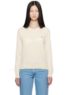 A.P.C. Off-White Victoria Sweater