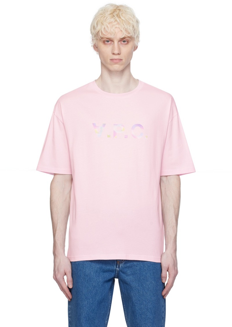 A.P.C. Pink River Print T-Shirt