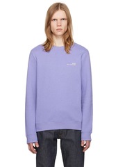 A.P.C. Purple Item Sweatshirt