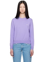 A.P.C. Purple Vera Sweater