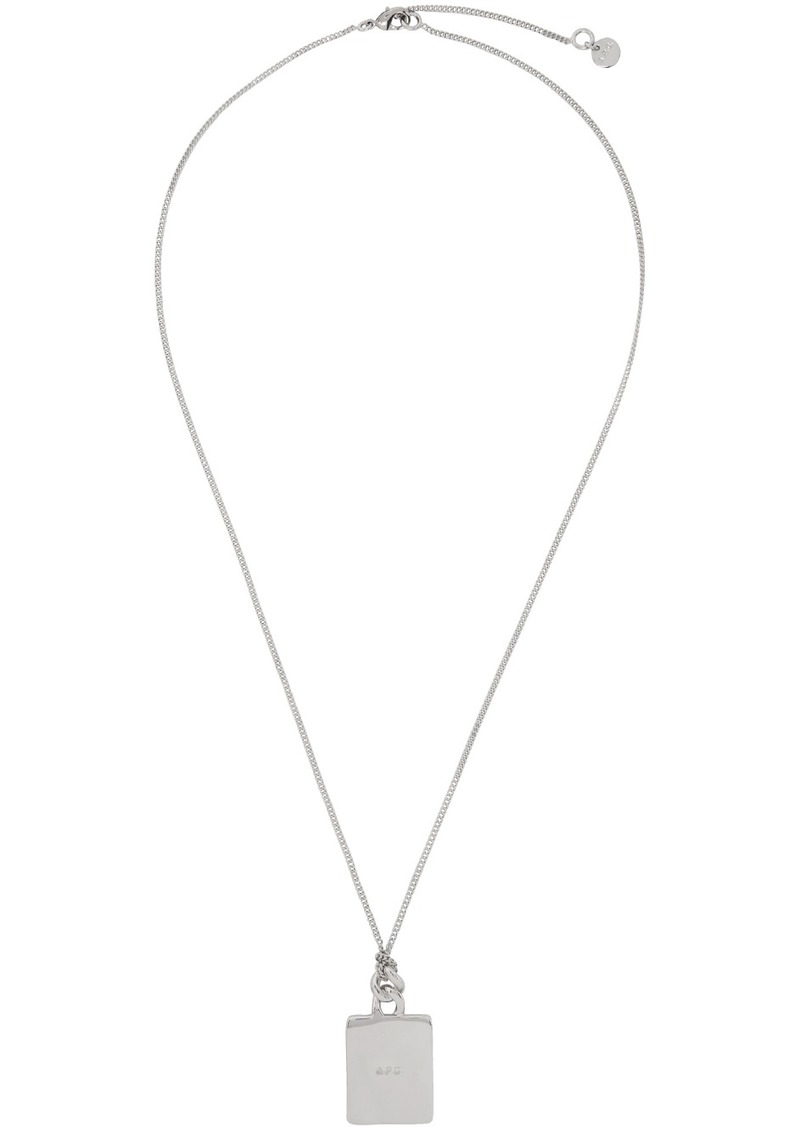 A.P.C. A. P.C. Silver Darwin Necklace