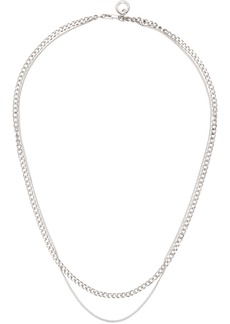 A.P.C. Silver Minimal Necklace