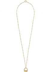 A.P.C. Suzanne Koller Edition Gold Ring Pendant Necklace