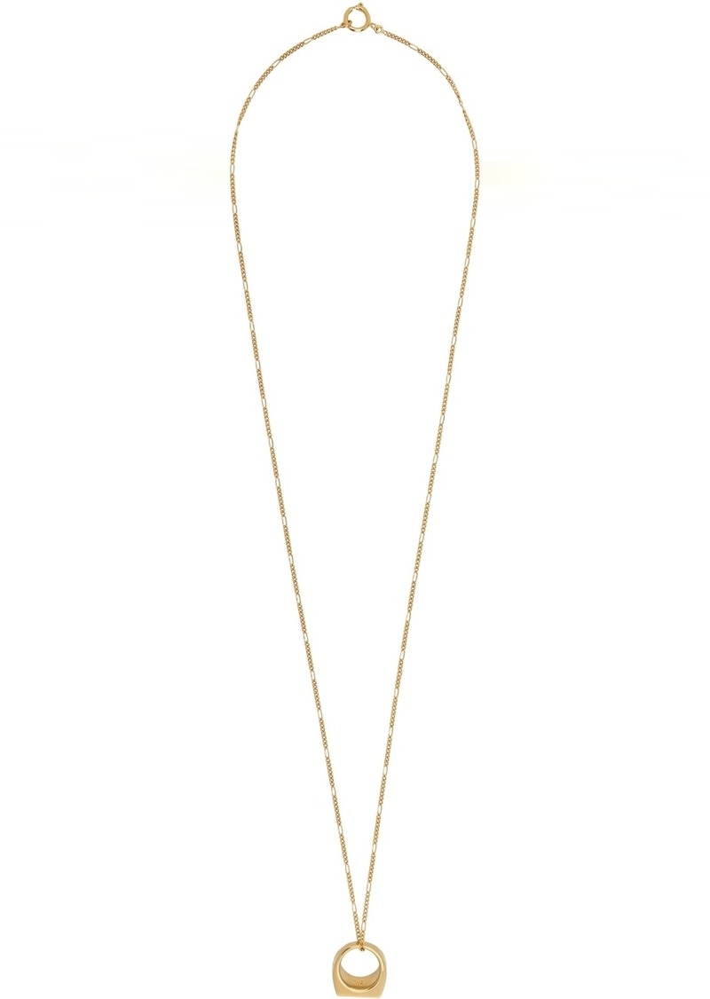 A.P.C. Suzanne Koller Edition Gold Ring Pendant Necklace