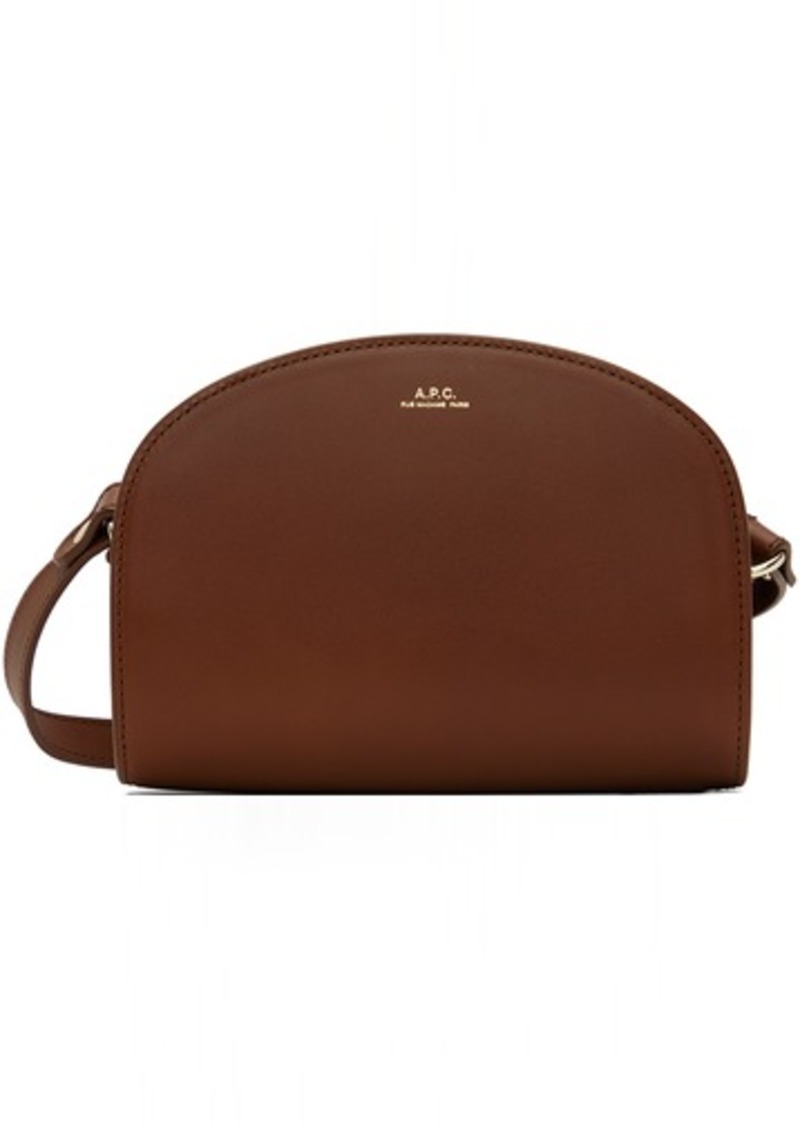 A.P.C. A. P.C. Tan Demi-Lune Mini Bag