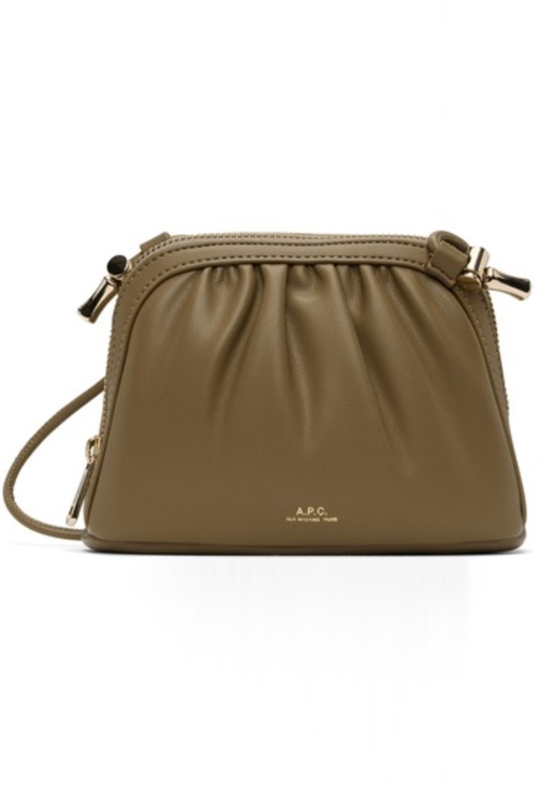 A.P.C. A. P.C. Tan Ninon Small Drawstring Bag