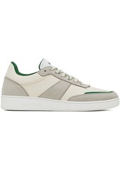 A.P.C. A. P.C. White & Gray Plain Sneakers