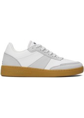 A.P.C. A. P.C. White & Gray Plain Sneakers