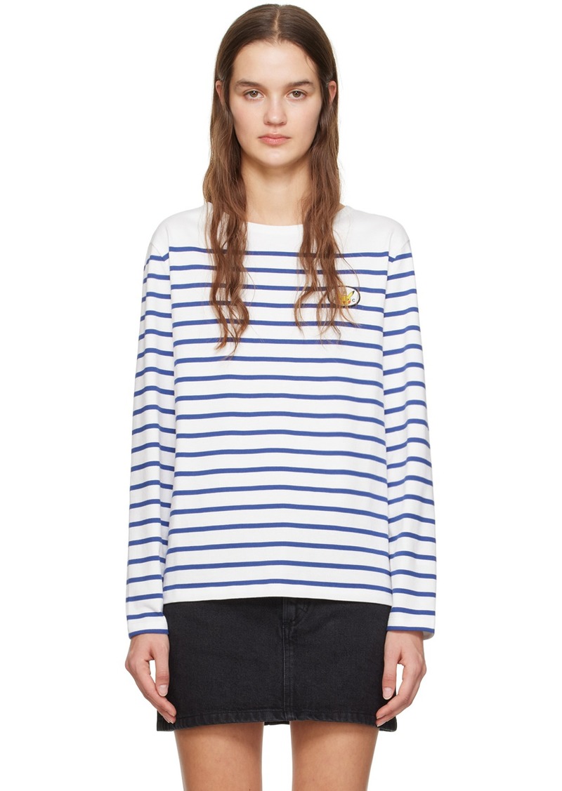 A.P.C. A. P.C. White Heavyweight Long Sleeve T-Shirt