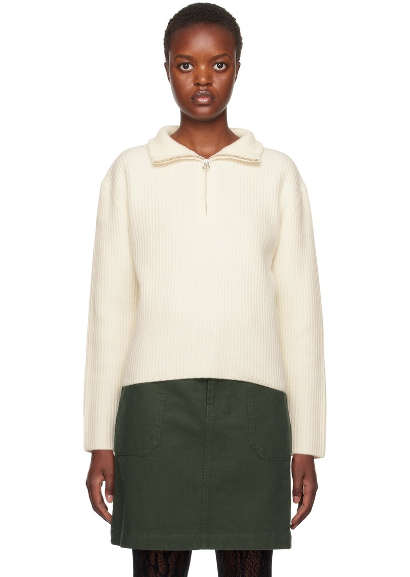 A.P.C. A. P.C. White Ilona Sweater