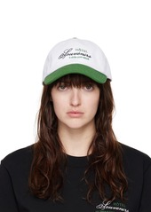 A.P.C. A. P.C. White JJJJound Edition 'Hôtel Souvenirs' Cap