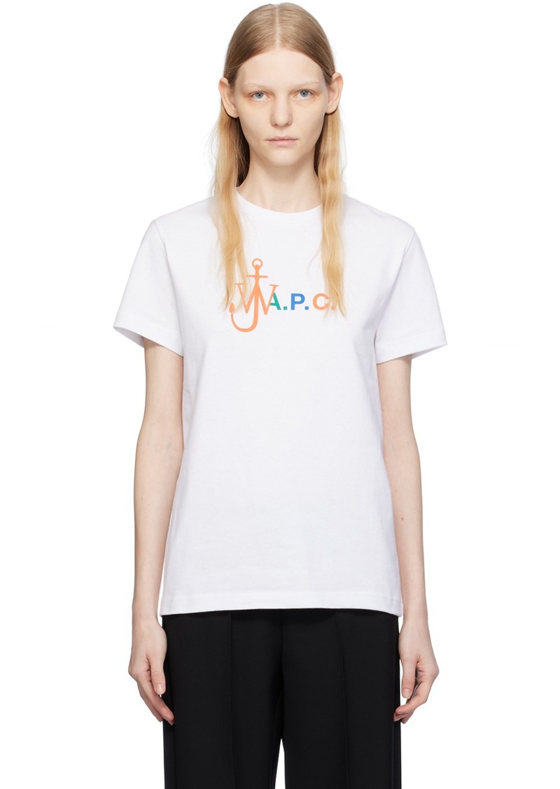 A.P.C. A. P.C. White JW Anderson Edition T-Shirt