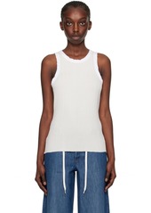 A.P.C. White Natacha Ramsay-Levi Edition Lemaitre Tank Top