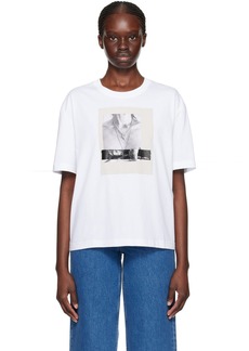 A.P.C. White Natasha Ramsey-Levi Edition New Heaven T-Shirt