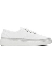 A.P.C. A. P.C. White Plain Simple Sneakers