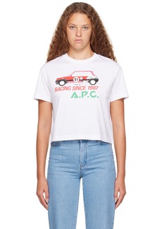 A.P.C. White Sally T-Shirt