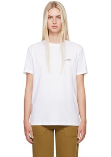 A.P.C. A. P.C. White Standard Item T-Shirt