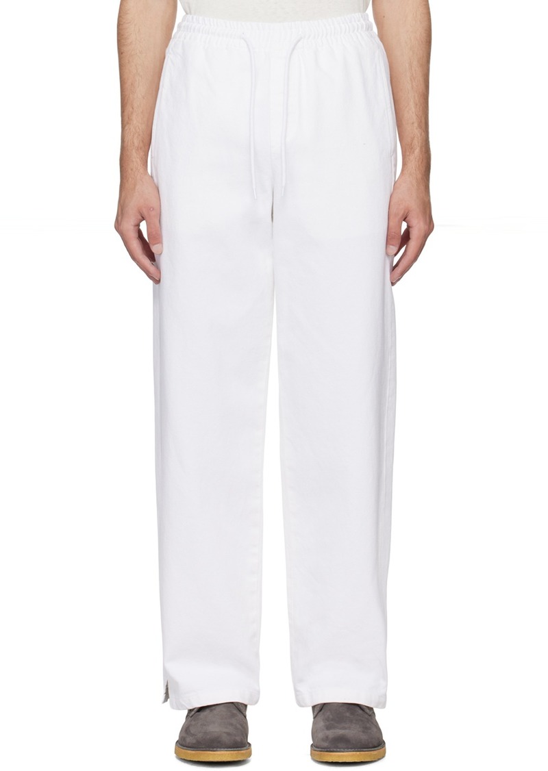 A.P.C. A. P.C. White Vincent Trousers