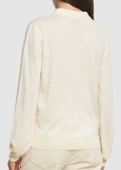 A.P.C. Auriane Silk Blend Polo Sweater
