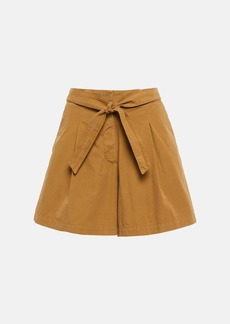 A.P.C. A. P.C. Belted high-rise cotton shorts