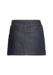 A.P.C. Cotton Denim Mini Skirt